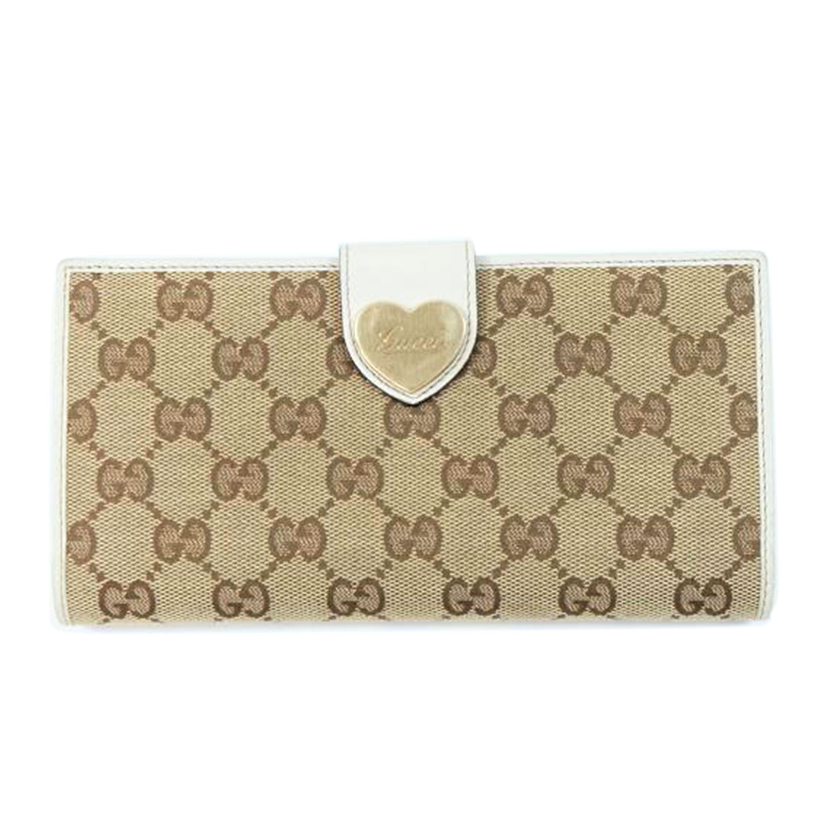 GＵＣＣＩ グッチ/ＧＧキャンバスラブリーハートＷホック長財布/203550//2149/ABランク/71
