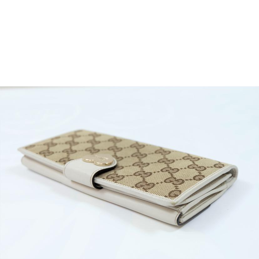 GＵＣＣＩ グッチ/ＧＧキャンバスラブリーハートＷホック長財布/203550//2149/ABランク/71