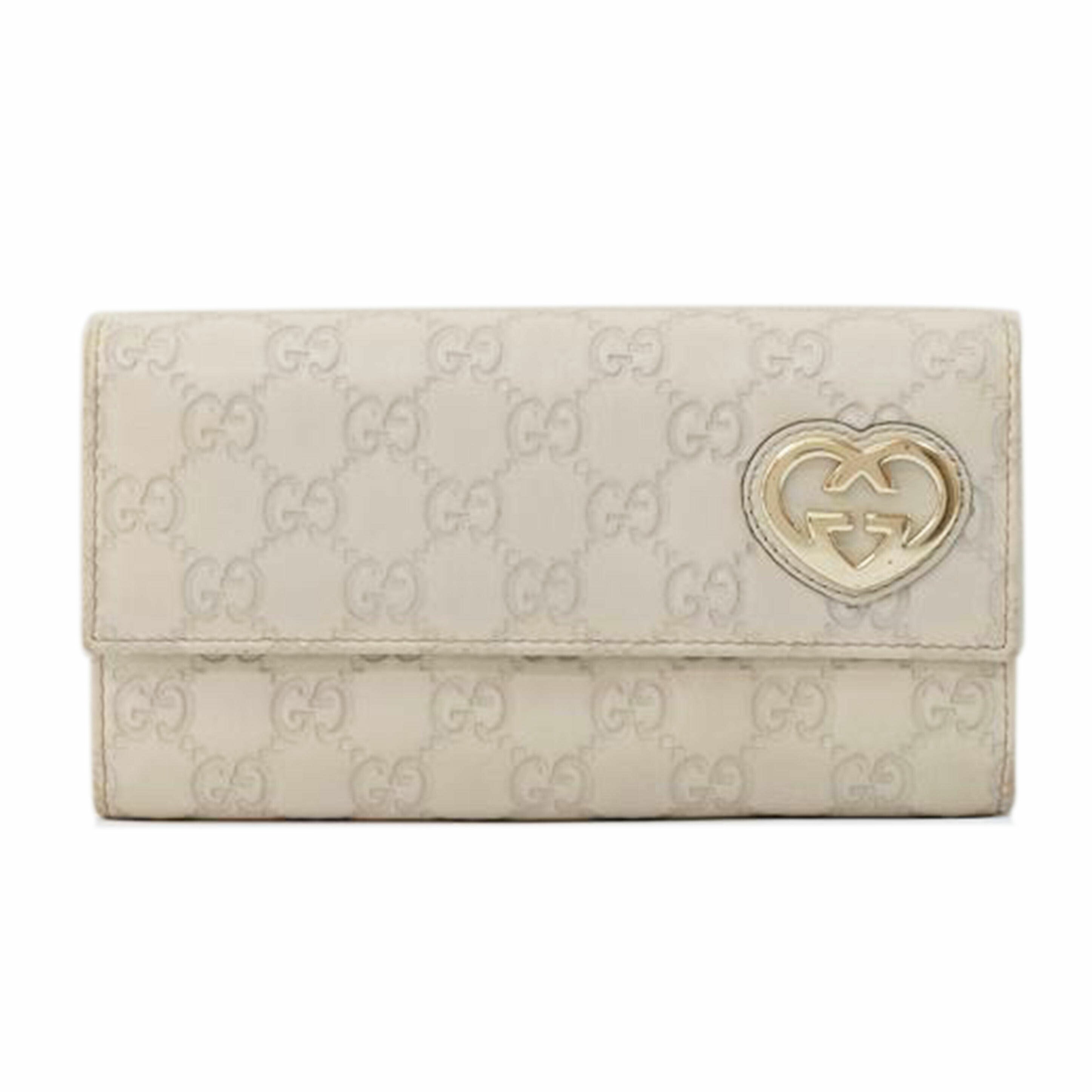 GＵＣＣＩ グッチ/シマレザーラブリーハート二つ折長財布/251861//0959/Bランク/71