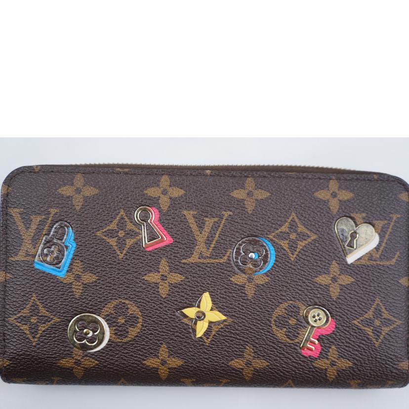 LOUIS VUITTON ルイヴィトン/ジッピーウォレット  ラブロック/モノグラム/M64116/MI5***/ルイ･ヴィトン/ABランク/67【中古】