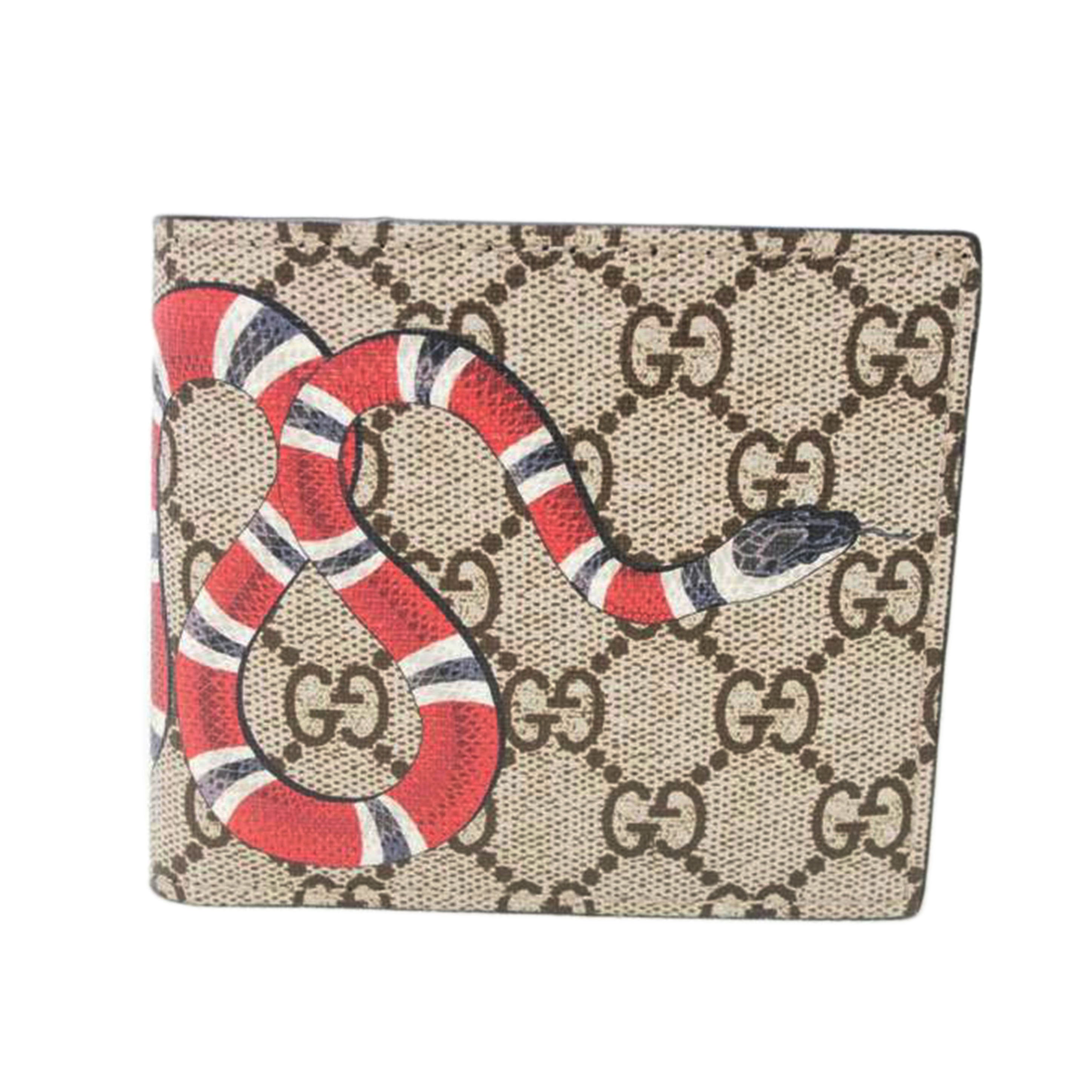 ＧＵＣＣＩ ｸﾞｯﾁ/ＧＧスプリーム／スネークプリント／２つ折り財布/451266//2778/ABランク/78