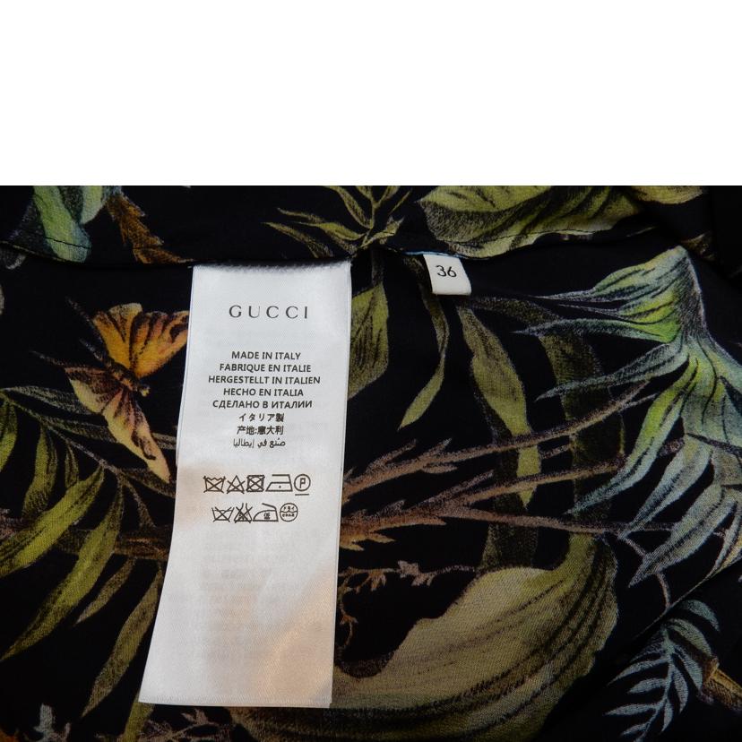 ＧＵＣＣＩ ｸﾞｯﾁ/トロピカルプリント／シルク／シャツ/429058//ABランク/02