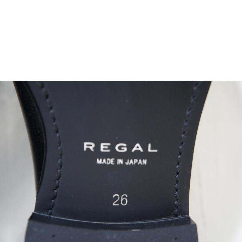 ＲＥＧＡＬ リーガル/ＧＯＲＥ－ＴＥＸシューズ／一枚革ホールカット　　ＢＬＫ/W70B//Aランク/94