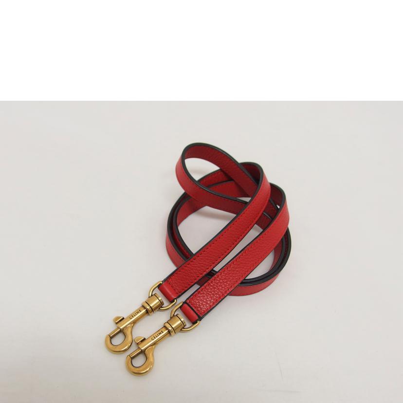 ＣＥＬＩＮＥ セリーヌ/ラゲージナノショッパー２ＷＡＹバッグ／カーフ／レッド//F･LA･017A /ABランク/04