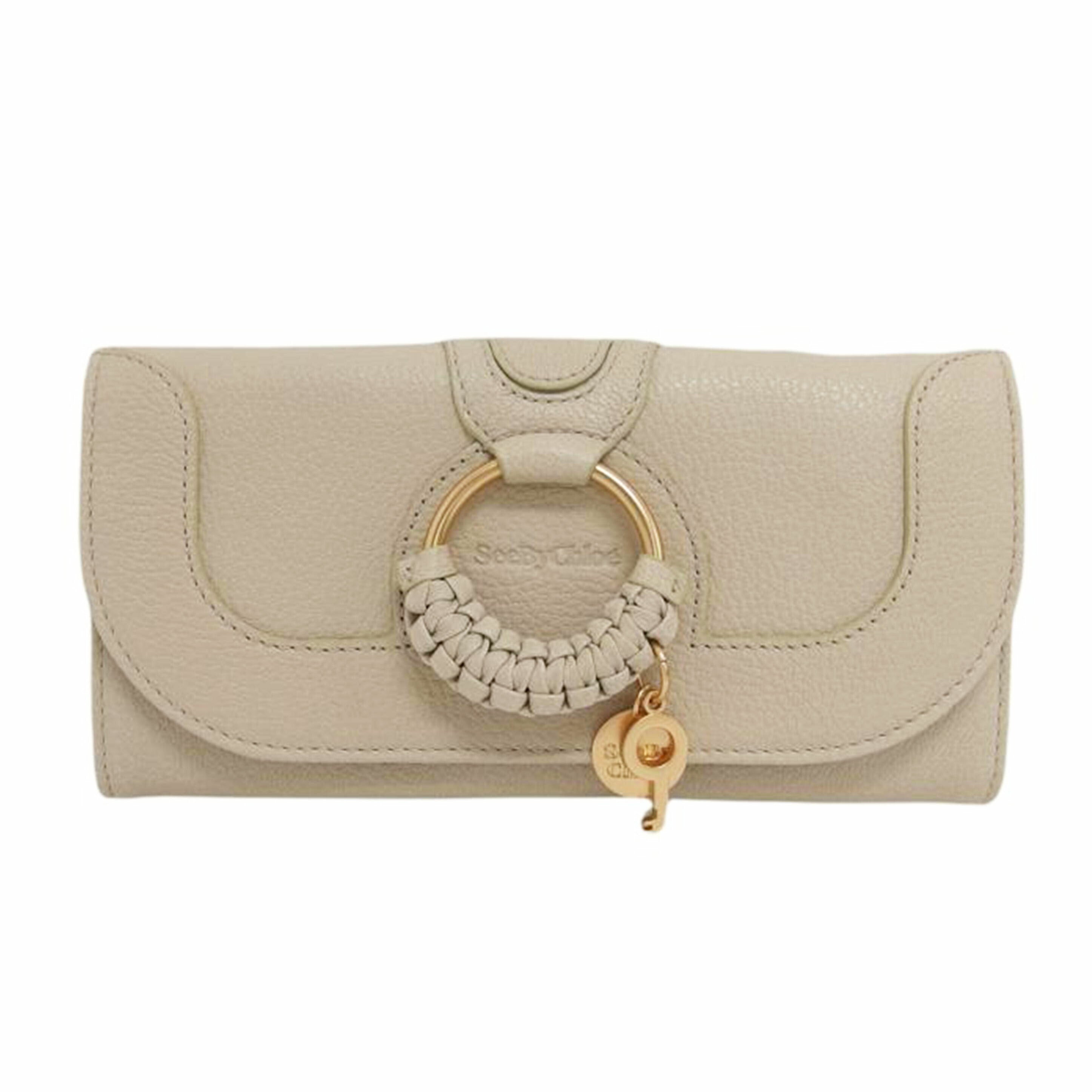 Ｓｅｅ　Ｂｙ　Ｃｈｌｏｅ シーバイクロエ/ハナ／二つ折り長財布／ベージュ/CHS17UP761305//04-21-52-65/Aランク/04