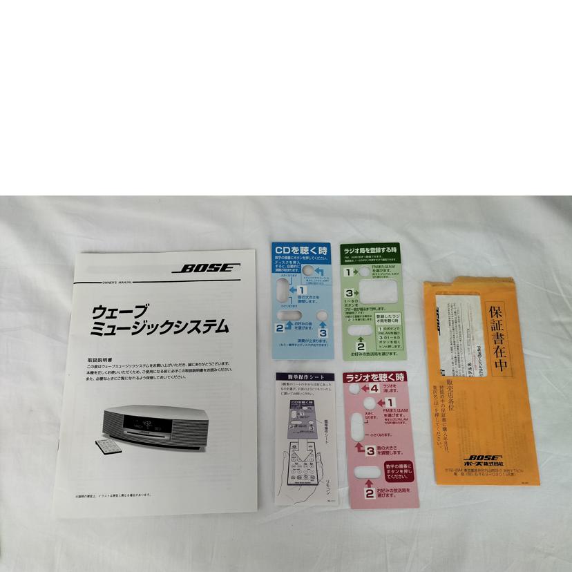 ＢＯＳＥ ボーズ/Ｗａｖｅ　Ｍｕｓｉｃ　Ｓｙｓｔｅｍ/AWRCCB//049678C83466020AC/ABランク/52