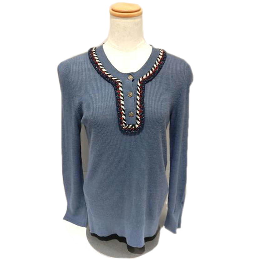 ＣＨＡＮＥＬ ｼｬﾈﾙ/ニット／リネン混／ヘンリーネック/P45347K04797//Bランク/02