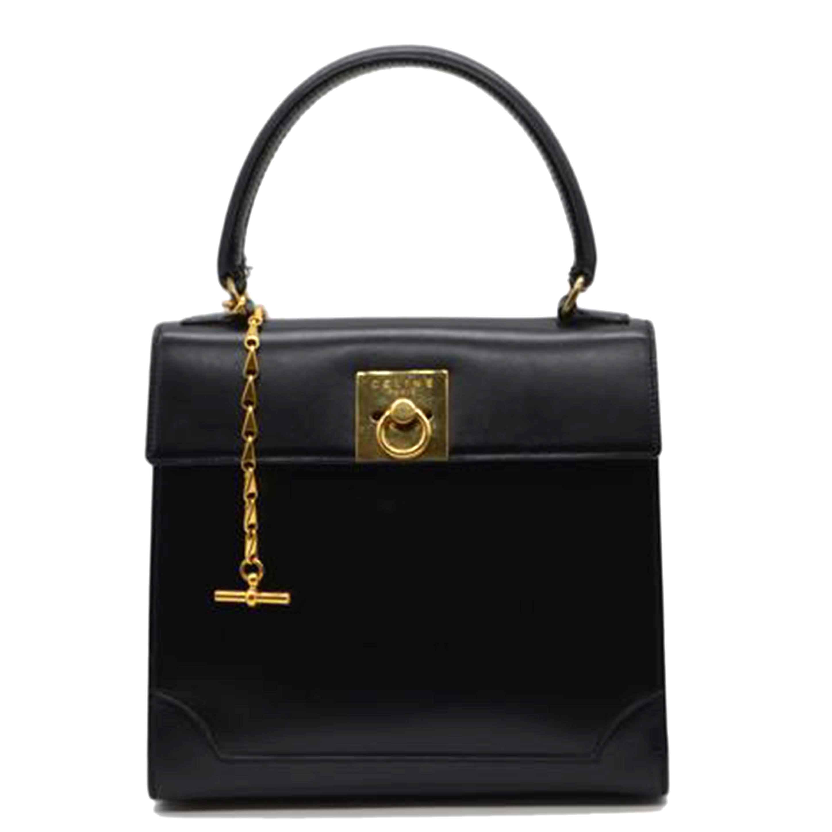 ＣＥＬＩＮＥ セリーヌ/ケリー型レザーハンド／ノワール//M18*/ABランク/89
