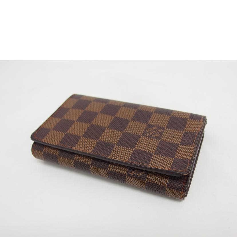 ＬＶ ルイ・ヴィトン/ポルトモネ・ビエ・トレゾール／ダミエ／エベヌ/N61730//CA1015/ABランク/04