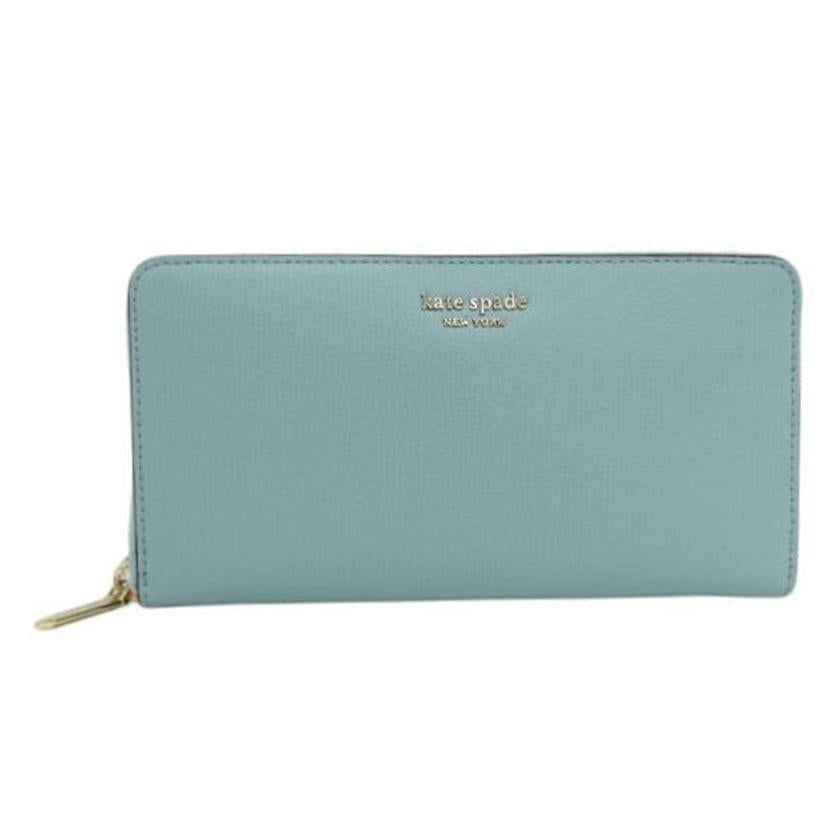 Ｋａｔｅ　ｓｐａｄｅ ケイトスペード/キャメロン／ラウンドファスナー長財布／ライトブルー/WLRU5448//Aランク/04