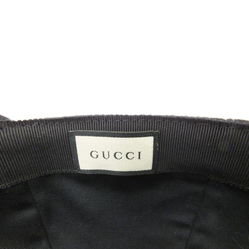 ＧＵＣＣＩ グッチ/シェリーラインウールベースボールキャップ／サイズＸＬ//Bランク/88