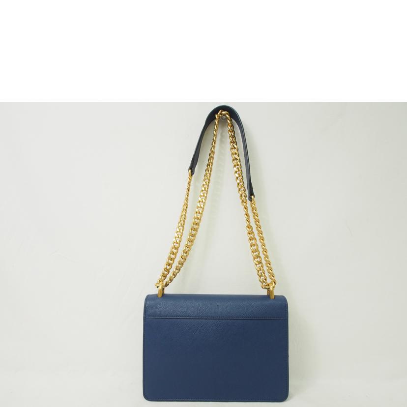 ＰＲＡＤＡ ﾌﾟﾗﾀﾞ/サフィアーノ／チェーンショルダー／ブルー/1BD133//ABランク/78