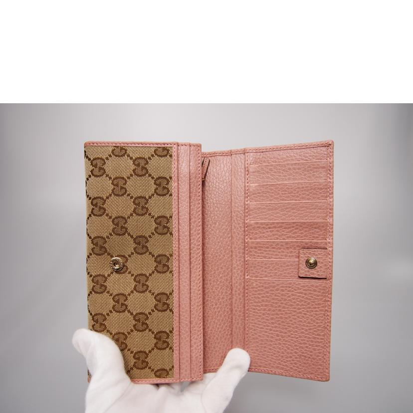 ＧＵＣＣＩ グッチ/ＧＧキャンバス二つ折り長財布/346058//0416/Bランク/76
