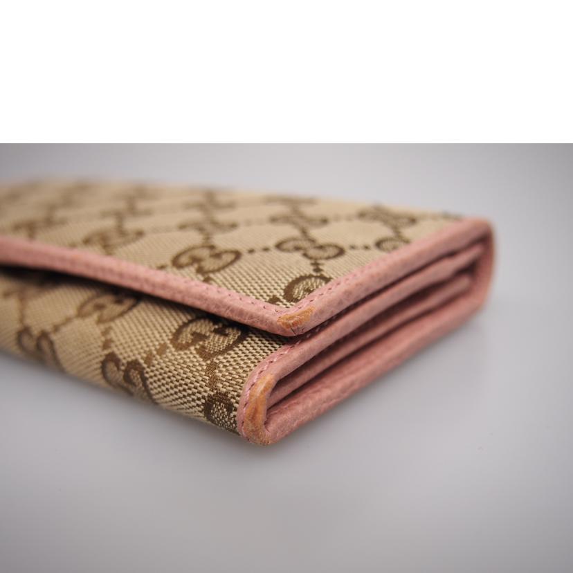ＧＵＣＣＩ グッチ/ＧＧキャンバス二つ折り長財布/346058//0416/Bランク/76