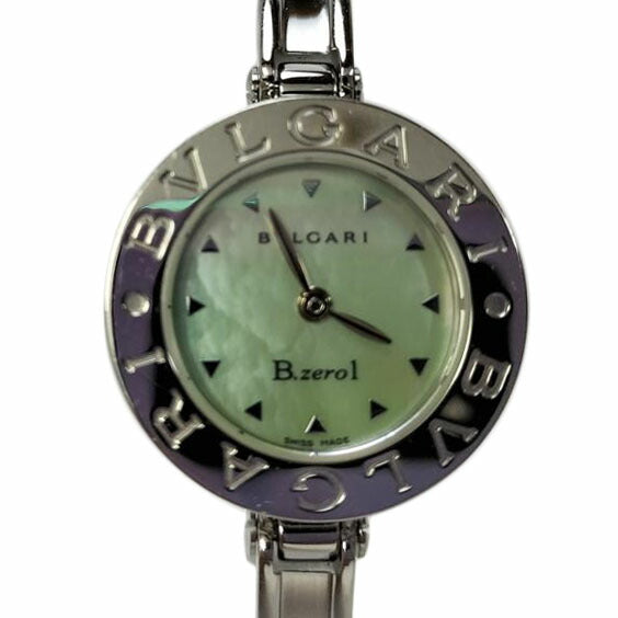 ＢＶＬＧＡＲＩ ブルガリ/Ｂ－ｚｅｒｏ１　バングル　グリーンシェル文字盤　レディース　クォーツ/BZ 22 S//D64635/ABランク/52