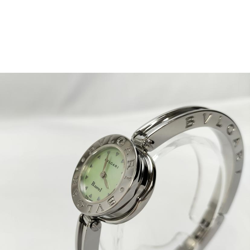 ＢＶＬＧＡＲＩ ブルガリ/Ｂ－ｚｅｒｏ１　バングル　グリーンシェル文字盤　レディース　クォーツ/BZ 22 S//D64635/ABランク/52