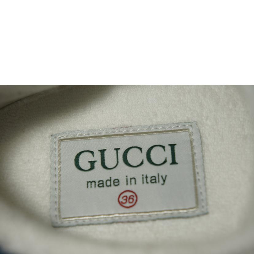 ＧＵＣＣＩ グッチ/ＡｃｅＷｅｂシューズ　ＷＨＴ／ＲＥＤ／ＧＲＮ/627832 0FI60 //ABランク/94