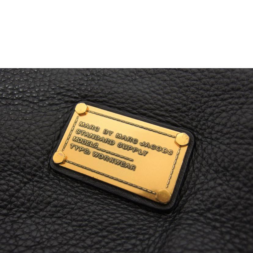 ＭＡＲＣ　ＢＹ　ＭＡＲＣ　ＪＡＣＯＢＳ マークバイマークジェイコブス/レザー２ＷＡＹショルダーバッグ／ブラック//ABランク/04
