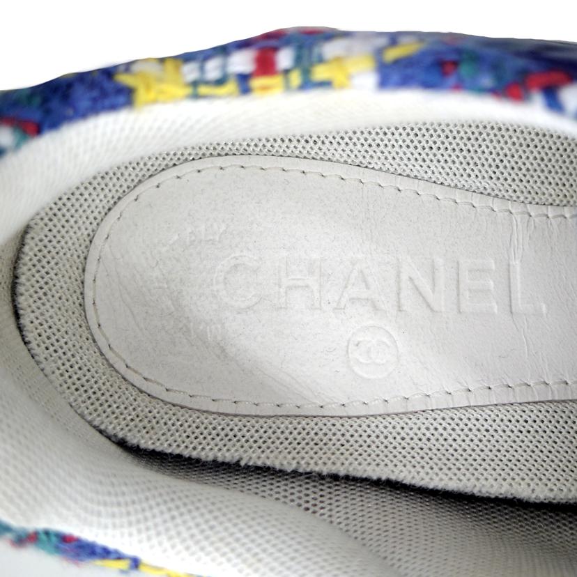 ＣＨＡＮＥＬ シャネル/ＣＨＡＮＥＬ　ツイードラバースニーカー//ABランク/75