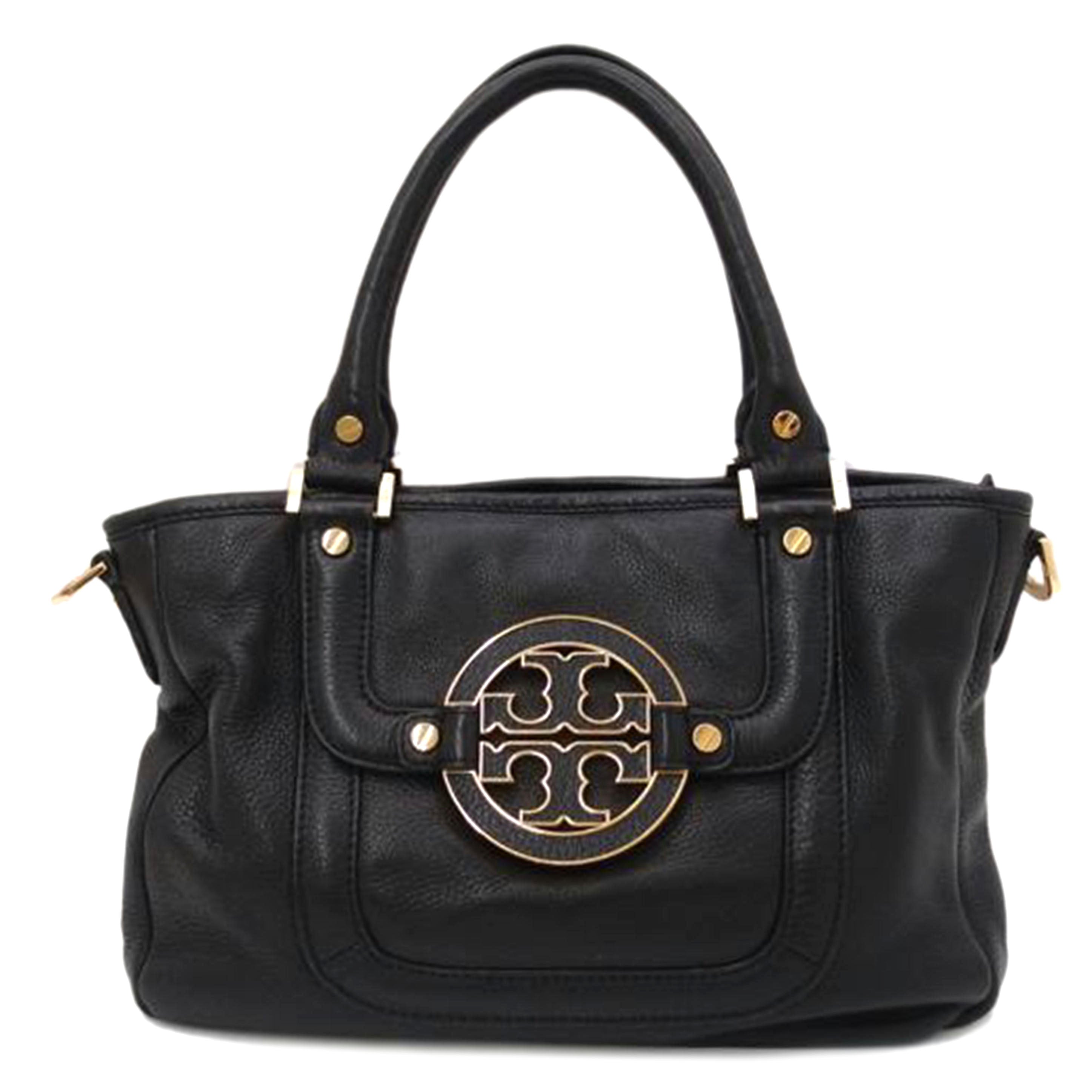 ＴＯＲＹ　ＢＵＲＣＨ トリーバーチ/レザースモール２ｗａｙトート／ブラック//Aランク/69