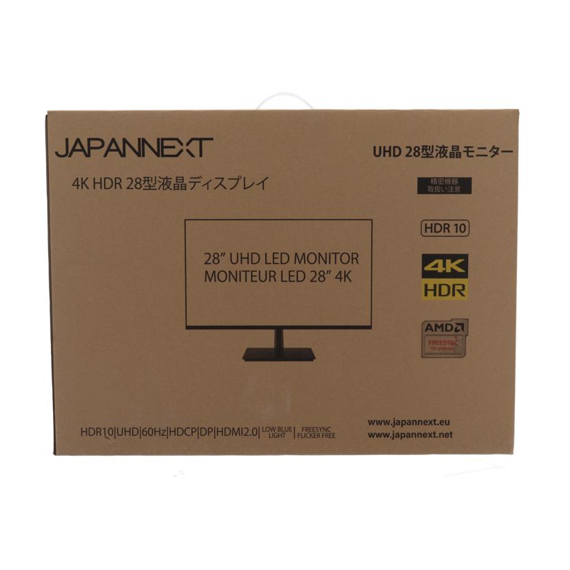 ＪＡＰＡＮＮＥＸＴ ジャパンネクスト/モニター/JN-IPS2801UHDR//I28UR2207N0711/Bランク/82