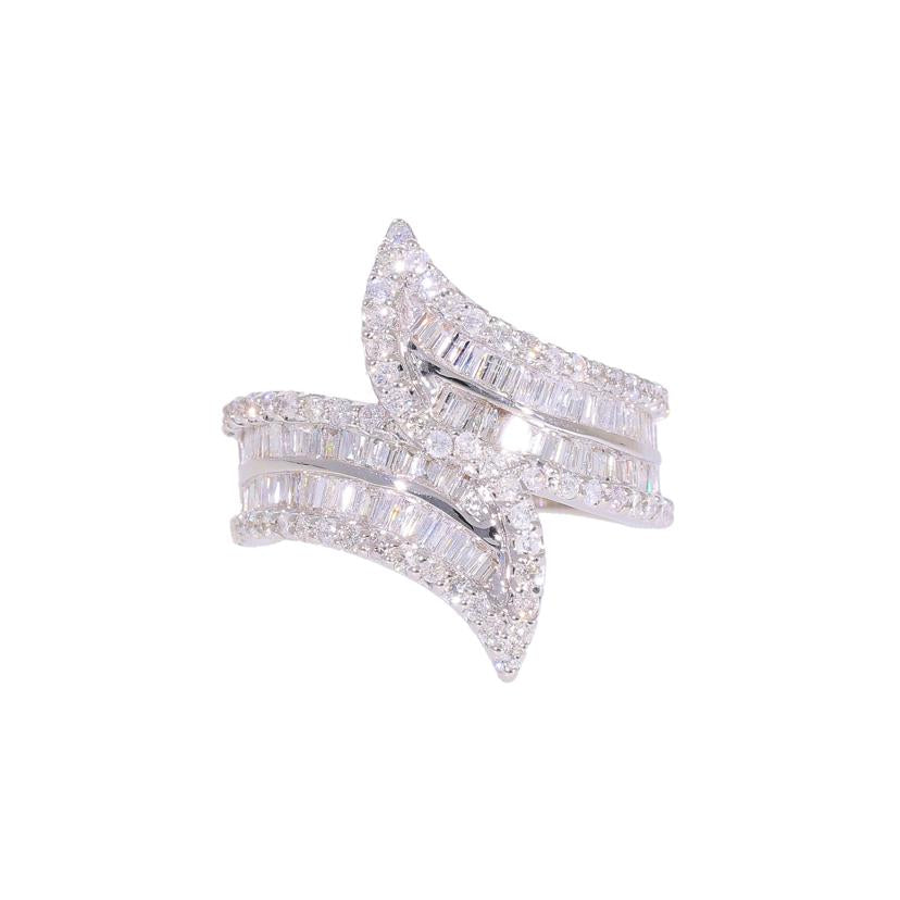 /◎　Ｋ１８ＷＧダイヤリング１．２５ｃｔ//Aランク/75