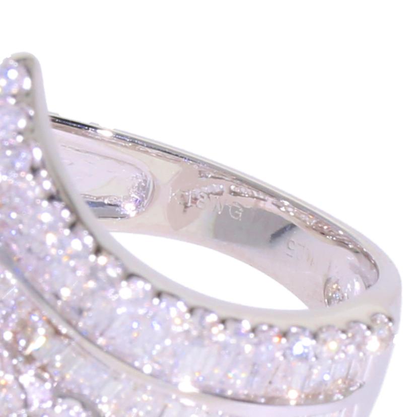 /◎　Ｋ１８ＷＧダイヤリング１．２５ｃｔ//Aランク/75