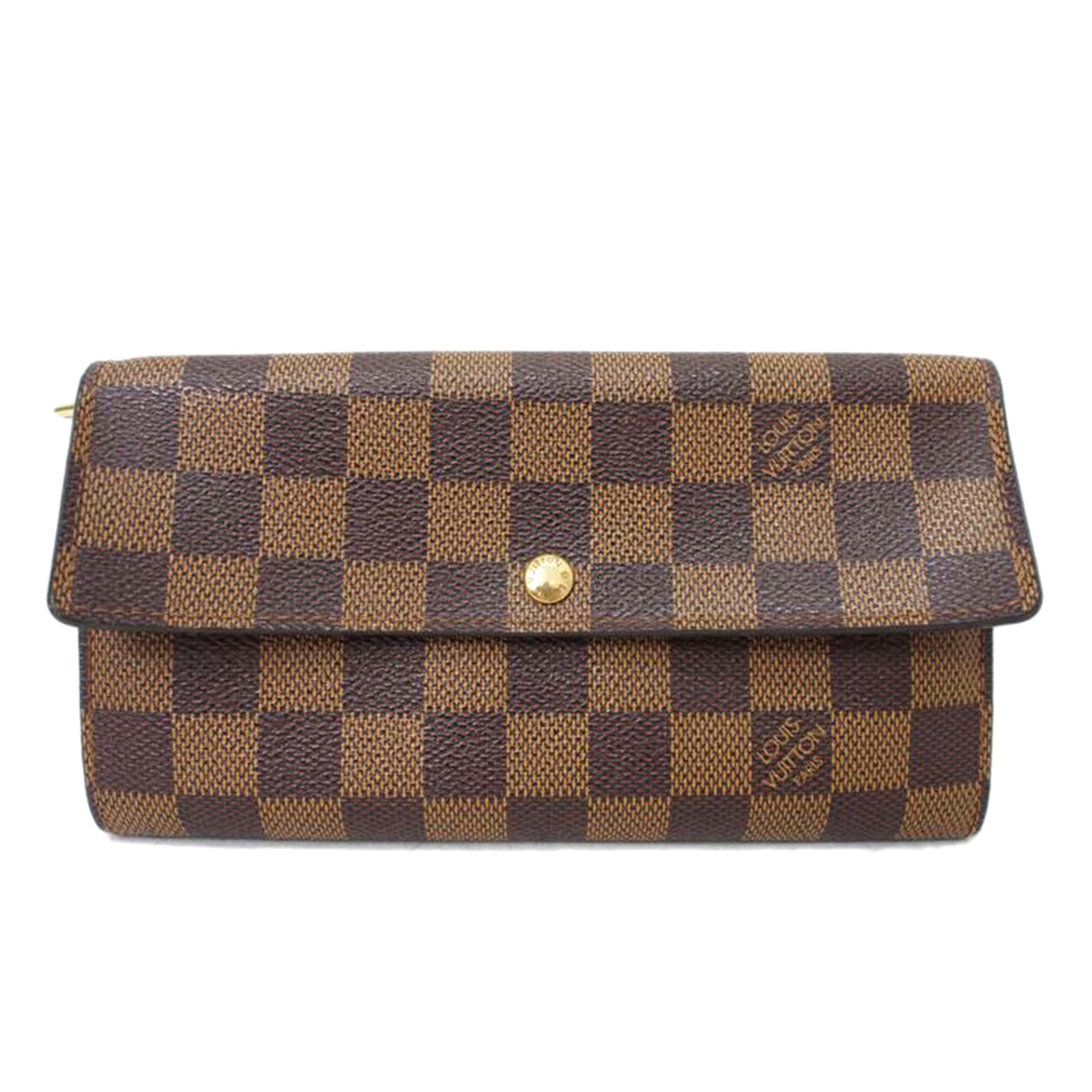 ＬＶ ﾙｲ･ｳﾞｨﾄﾝ/ポシェットポルトモネカルトクレディ／ダミエ／エベヌ/N61725//CA0093/Bランク/78