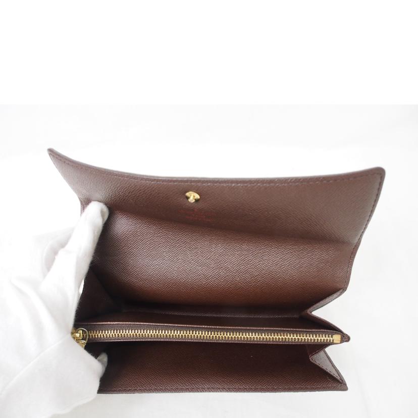 ＬＶ ﾙｲ･ｳﾞｨﾄﾝ/ポシェットポルトモネカルトクレディ／ダミエ／エベヌ/N61725//CA0093/Bランク/78