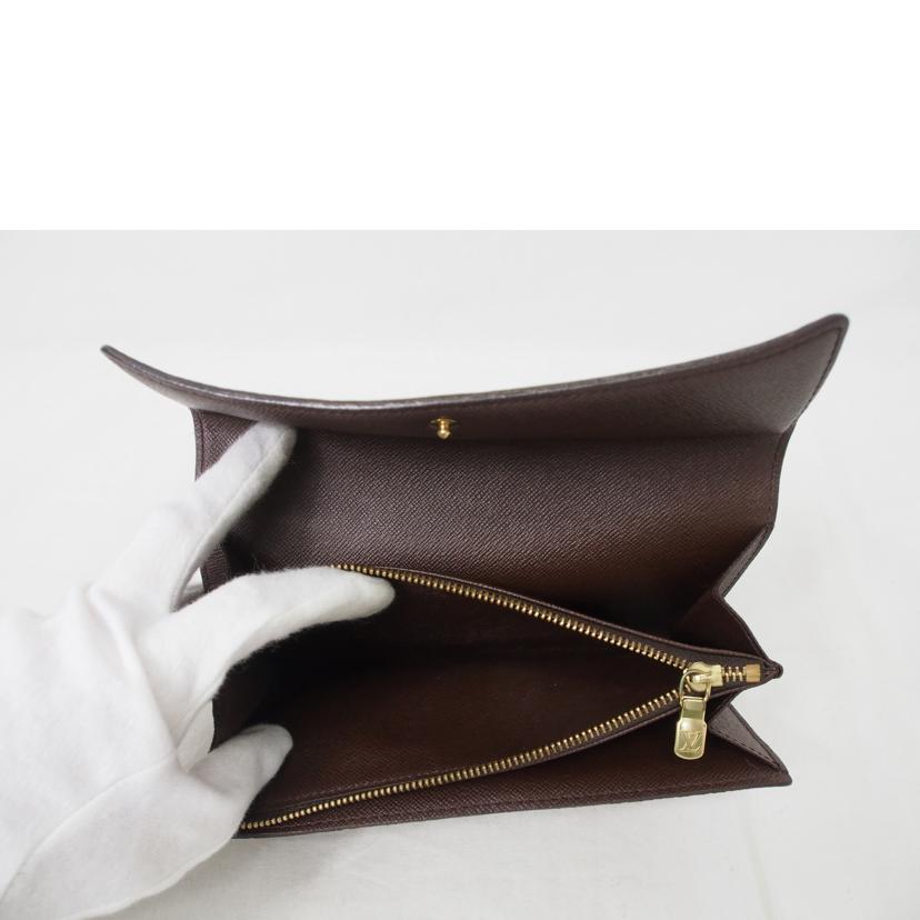 ＬＶ ﾙｲ･ｳﾞｨﾄﾝ/ポシェットポルトモネカルトクレディ／ダミエ／エベヌ/N61725//CA0093/Bランク/78