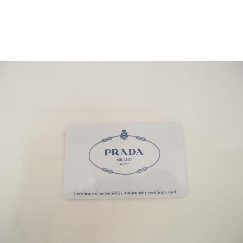 PRADA プラダ 化粧ポーチ 小物入れ 青 レディース