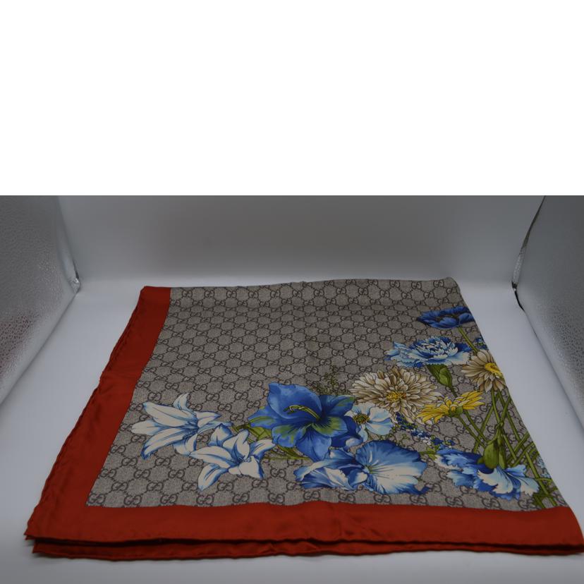 ＧＵＣＣＩ/ＧＧブルームスフローラルプリントシルクスカーフ//ABランク/89