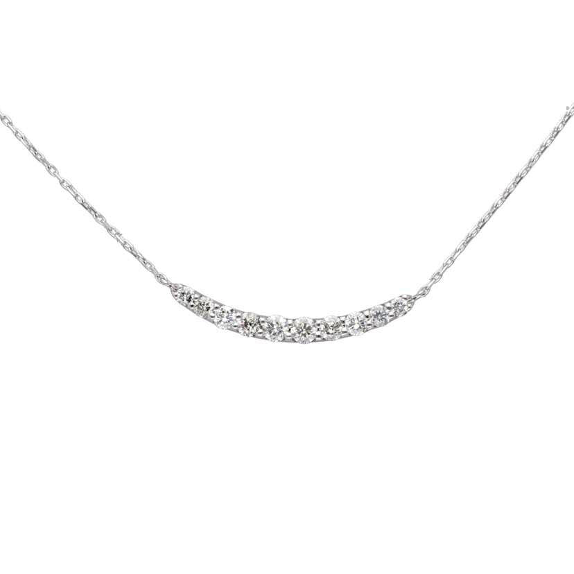 /　Ｋ１８ＷＧダイヤネックレス０．５０ｃｔ//Aランク/75