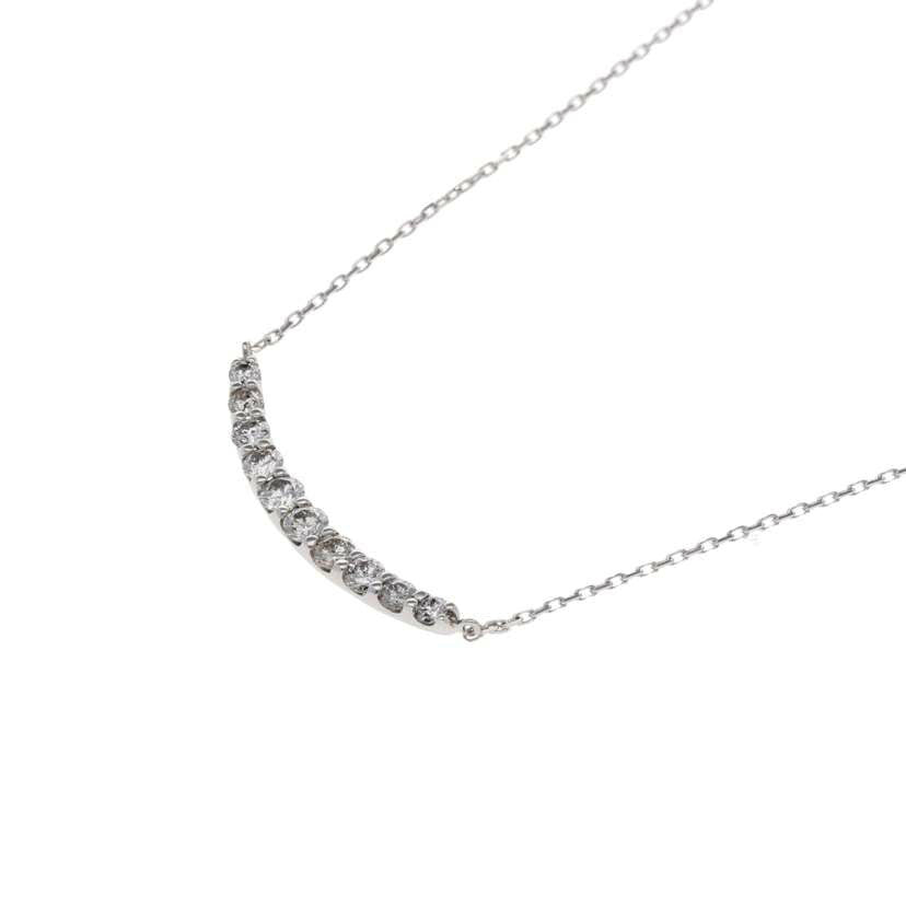 /　Ｋ１８ＷＧダイヤネックレス０．５０ｃｔ//Aランク/75