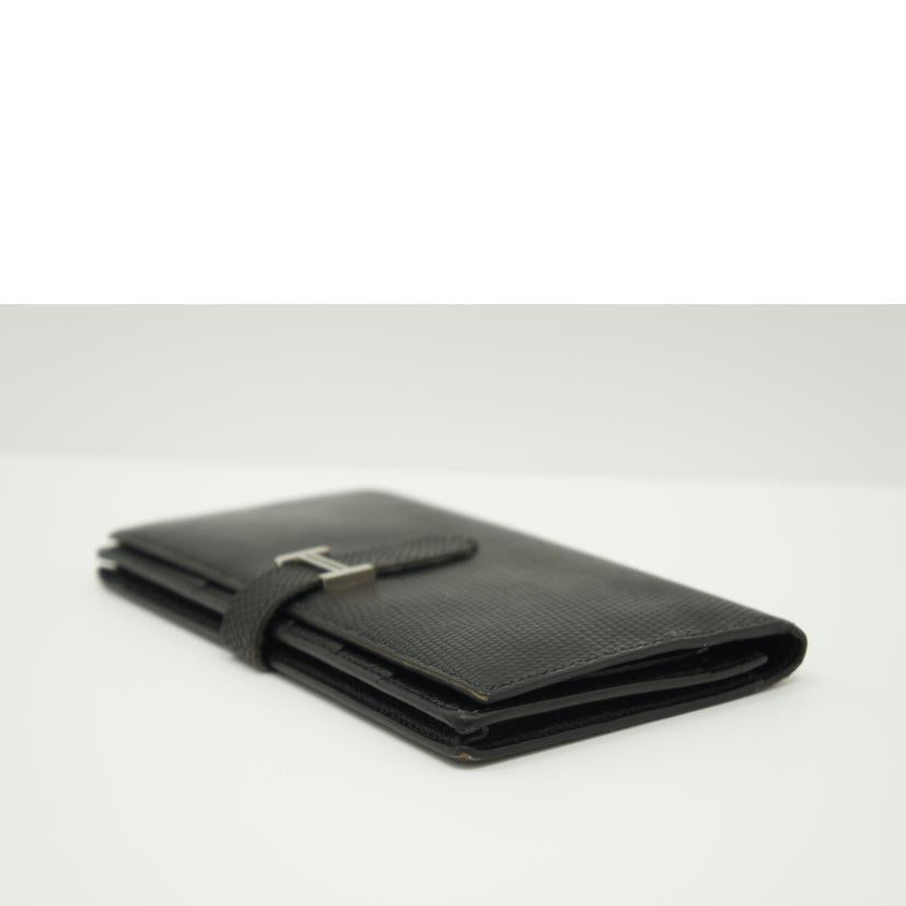 HERMES エルメス/ベアン/リザード/シルバー金具//□K/BCランク/75