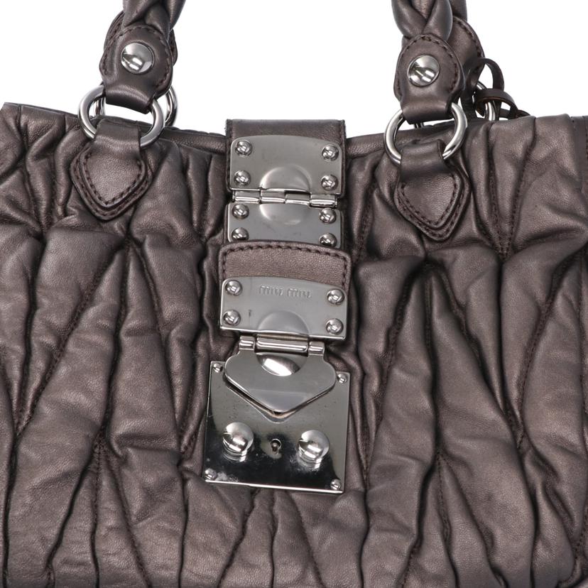 ｍｉｕｍｉｕ ミュウミュウ/マテラッセハンドバッグ//194/ABランク/75