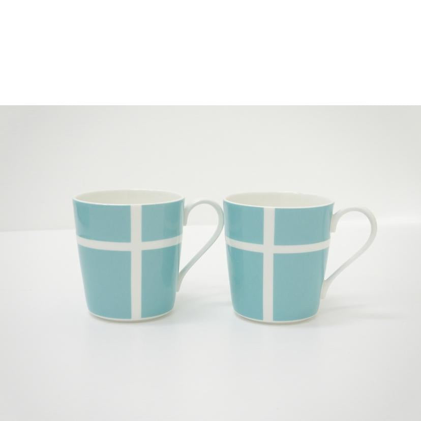 TIFFANY&Co. ティファニー　ペアマグカップ ティファニー tiffany&co マグカップ ペアマグカップ プラチナ ブルー
