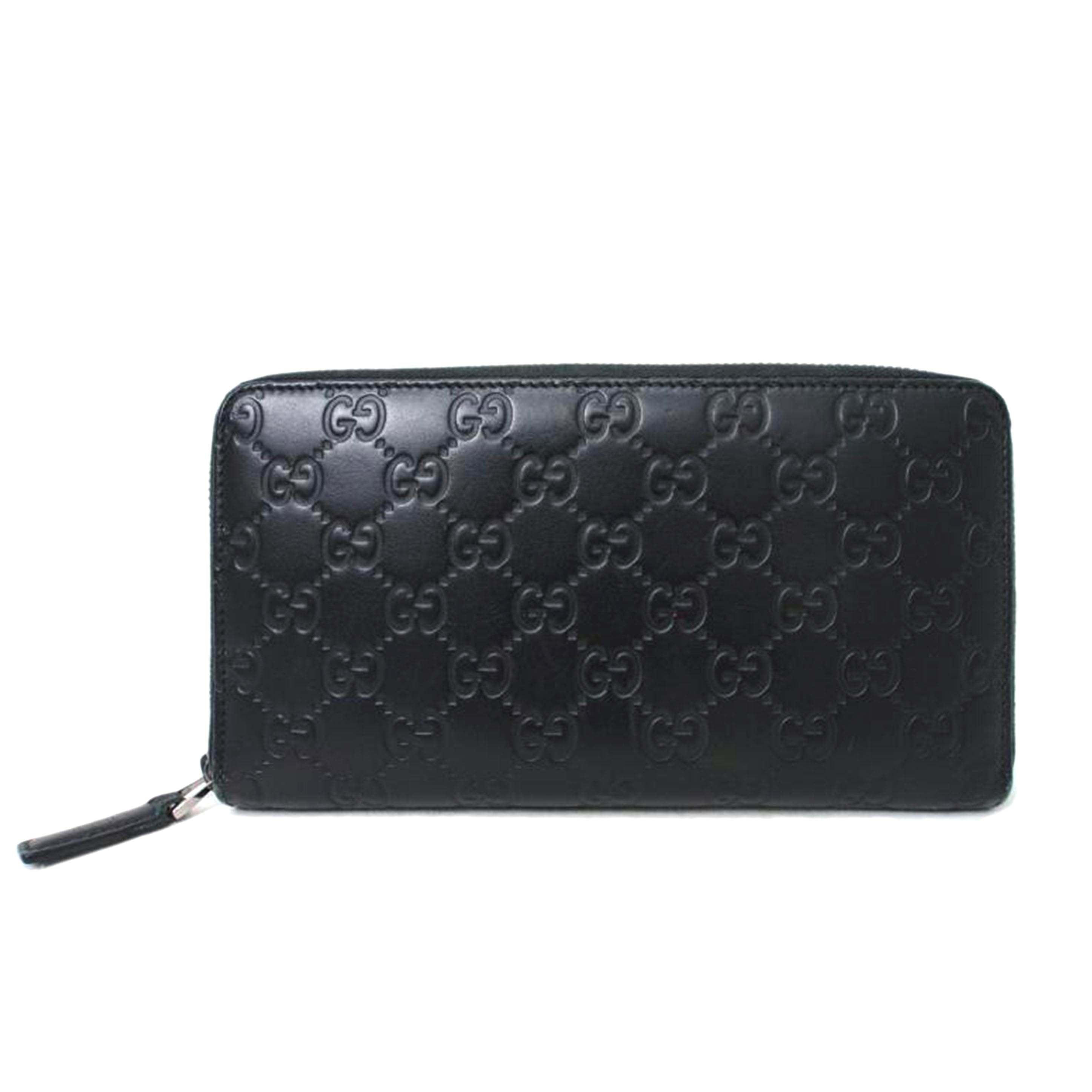 ＧＵＣＣＩ ｸﾞｯﾁ/グッチシマ／ラウンドファスナー長財布/447906//534563/Bランク/78