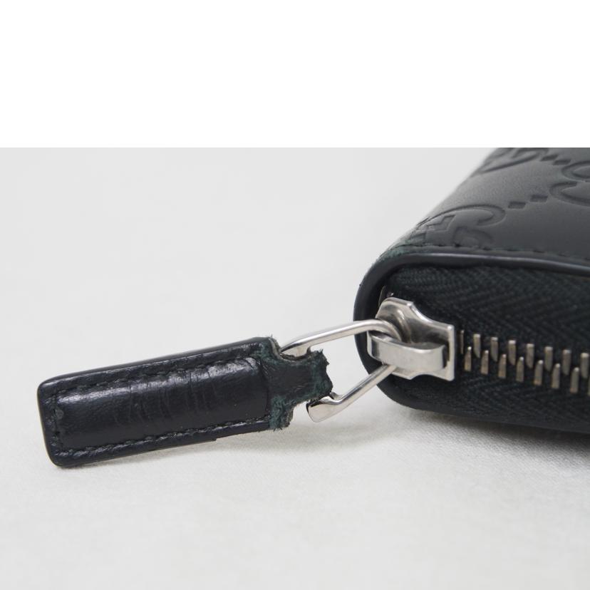 ＧＵＣＣＩ ｸﾞｯﾁ/グッチシマ／ラウンドファスナー長財布/447906//534563/Bランク/78