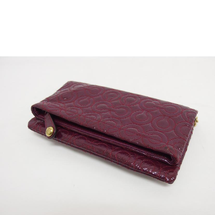 ＣＯＡＣＨ コーチ/オプアートグラマシーウォレット／クラッチバッグ／ボルドー/42965//C0969/Bランク/04