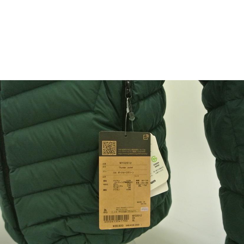 THE NORTH FACE ザノースフェイス/サンダージャケット 緑/NY32012//XL/SAランク/87