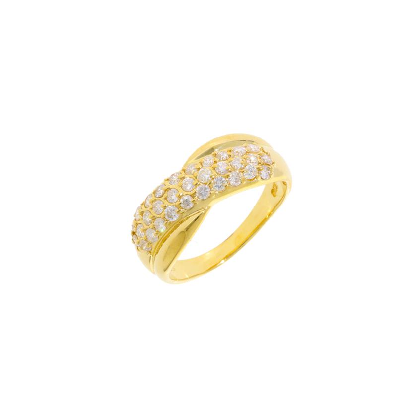/　Ｋ１８ダイヤリング０．５５ｃｔ//ABランク/75