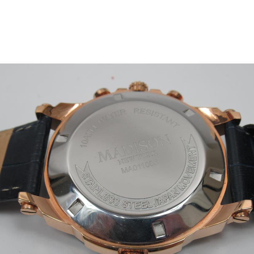 　　ＭＡＤＩＳＯＮ/メンズウォッチ／ヘンリー／クォーツ/MA011005-4//ABランク/63