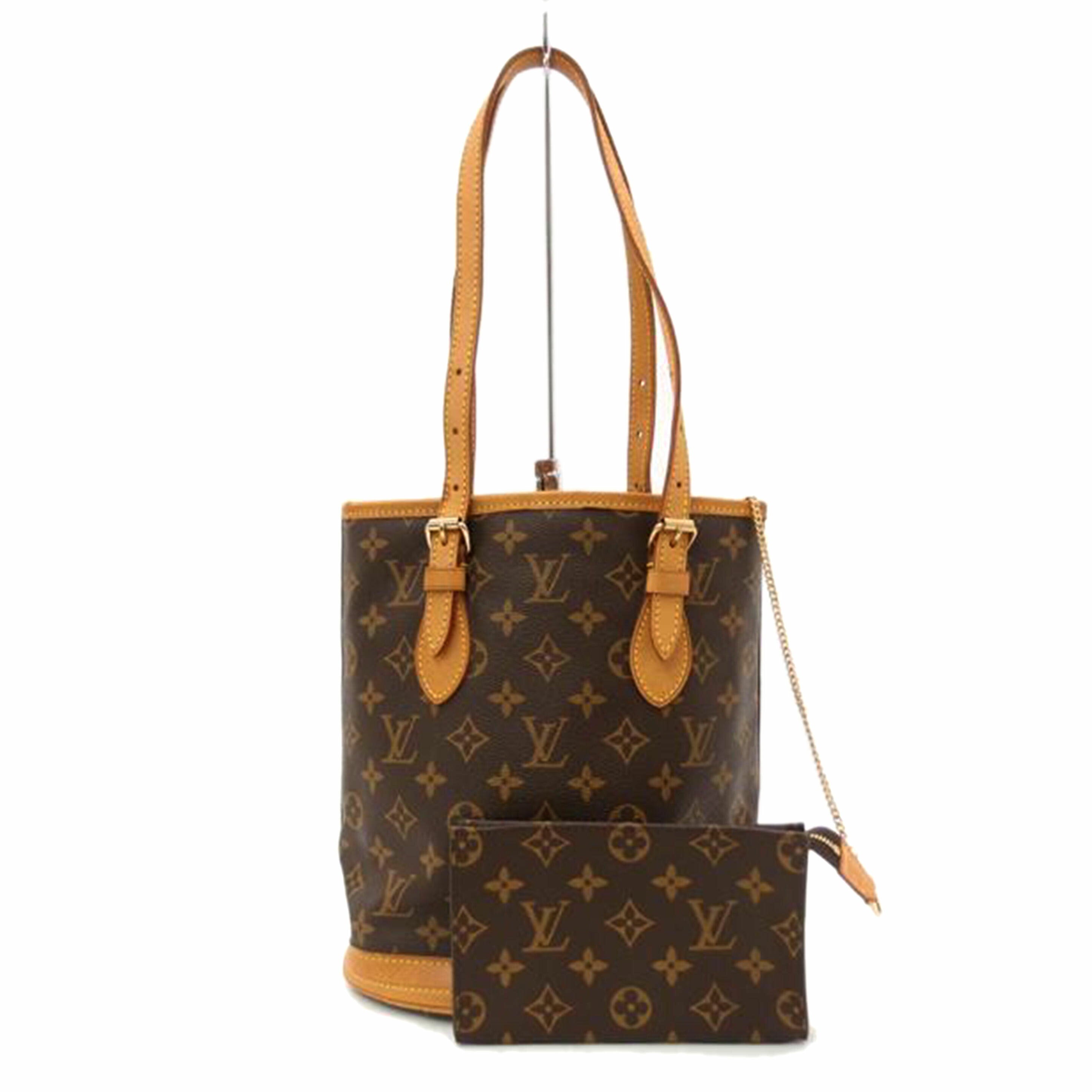 ＬＯＵＩＳ　ＶＵＩＴＴＯＮ ルイヴィトン ルイ・ヴィトン ビトン ショルダーバッグ トートバッグ ハンドバック ブラウン  レディース 定番 人気 ＬＶ 肩がけ/プチ・バケット／モノグラム/M42238//AR0***/ABランク/69