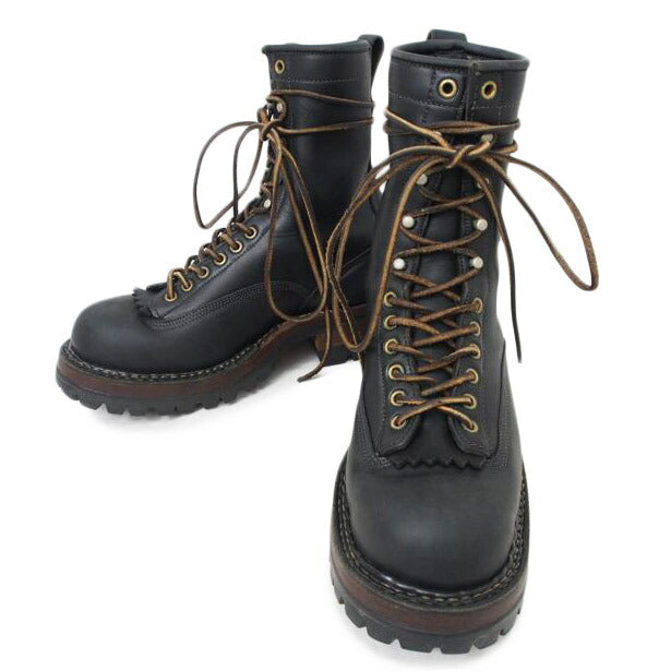 ＷＨＩＴＥ＇Ｓ　ＢＯＯＴＳ ホワイツブーツ/レースアップブーツ　ブラック/375VLTT//ABランク/78