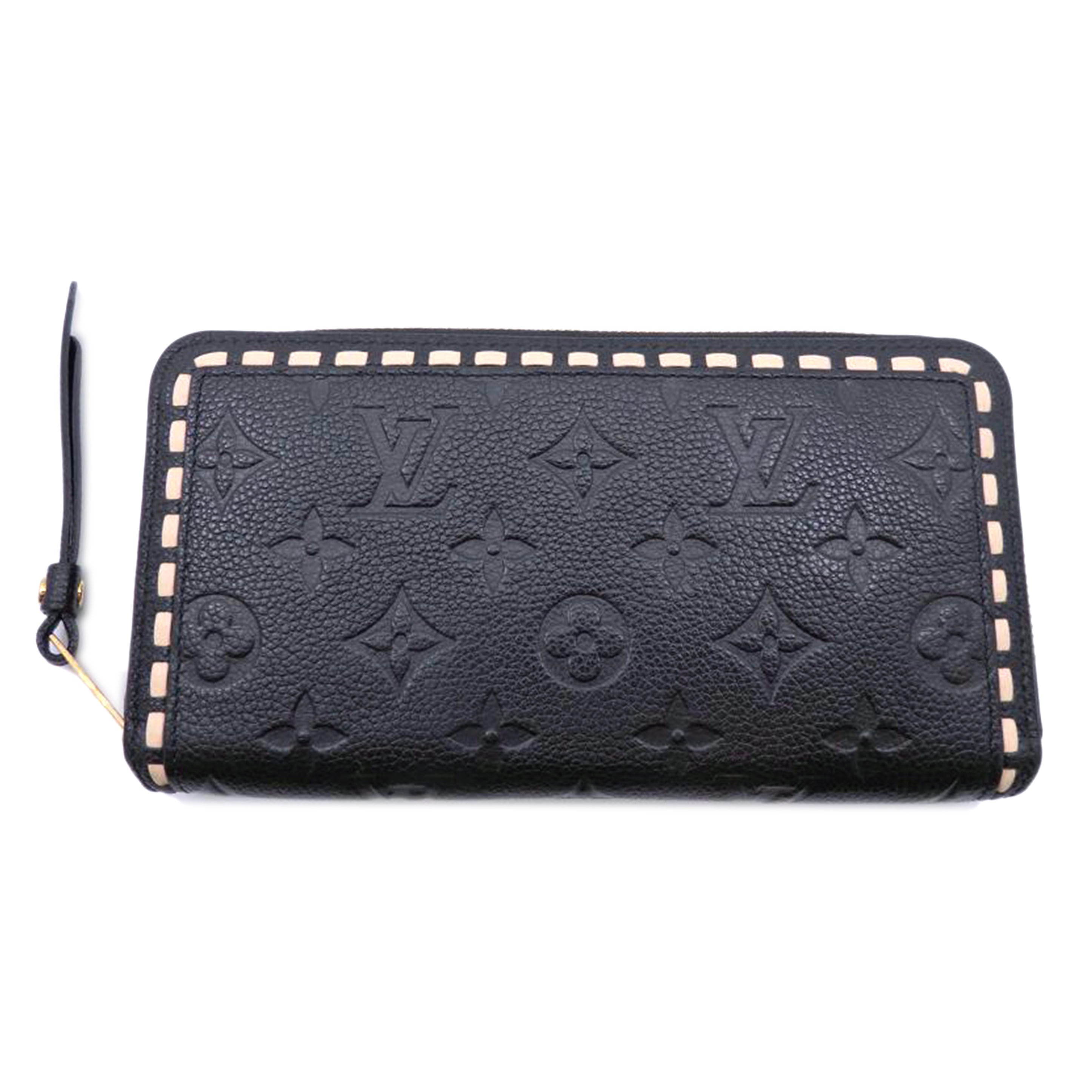 ＬＯＵＩＳ　ＶＵＩＴＴＯＮ ルイ・ヴィトン/ジッピーウォレット／モノグラム・アンプラント／ステッチ／ノワール/M64805//SP0137/ABランク/93