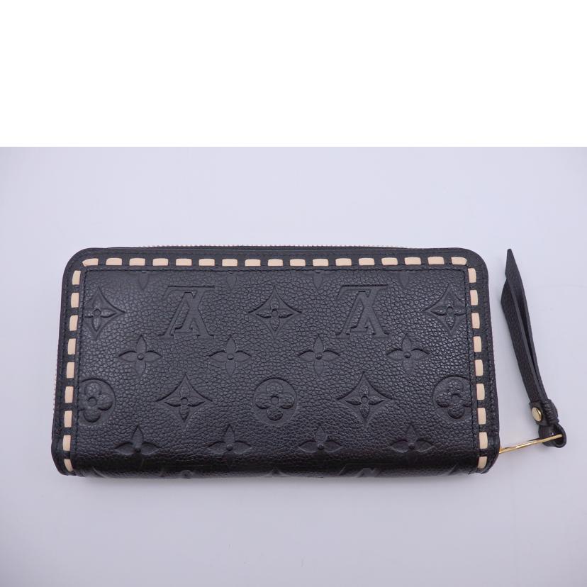 ＬＯＵＩＳ　ＶＵＩＴＴＯＮ ルイ・ヴィトン/ジッピーウォレット／モノグラム・アンプラント／ステッチ／ノワール/M64805//SP0137/ABランク/93