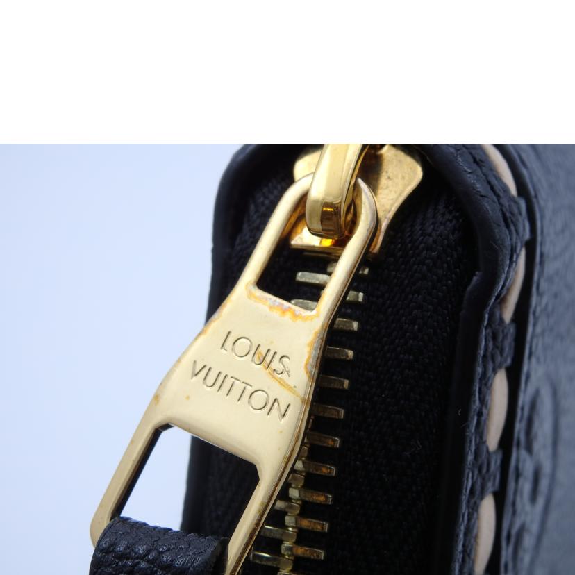 ＬＯＵＩＳ　ＶＵＩＴＴＯＮ ルイ・ヴィトン/ジッピーウォレット／モノグラム・アンプラント／ステッチ／ノワール/M64805//SP0137/ABランク/93