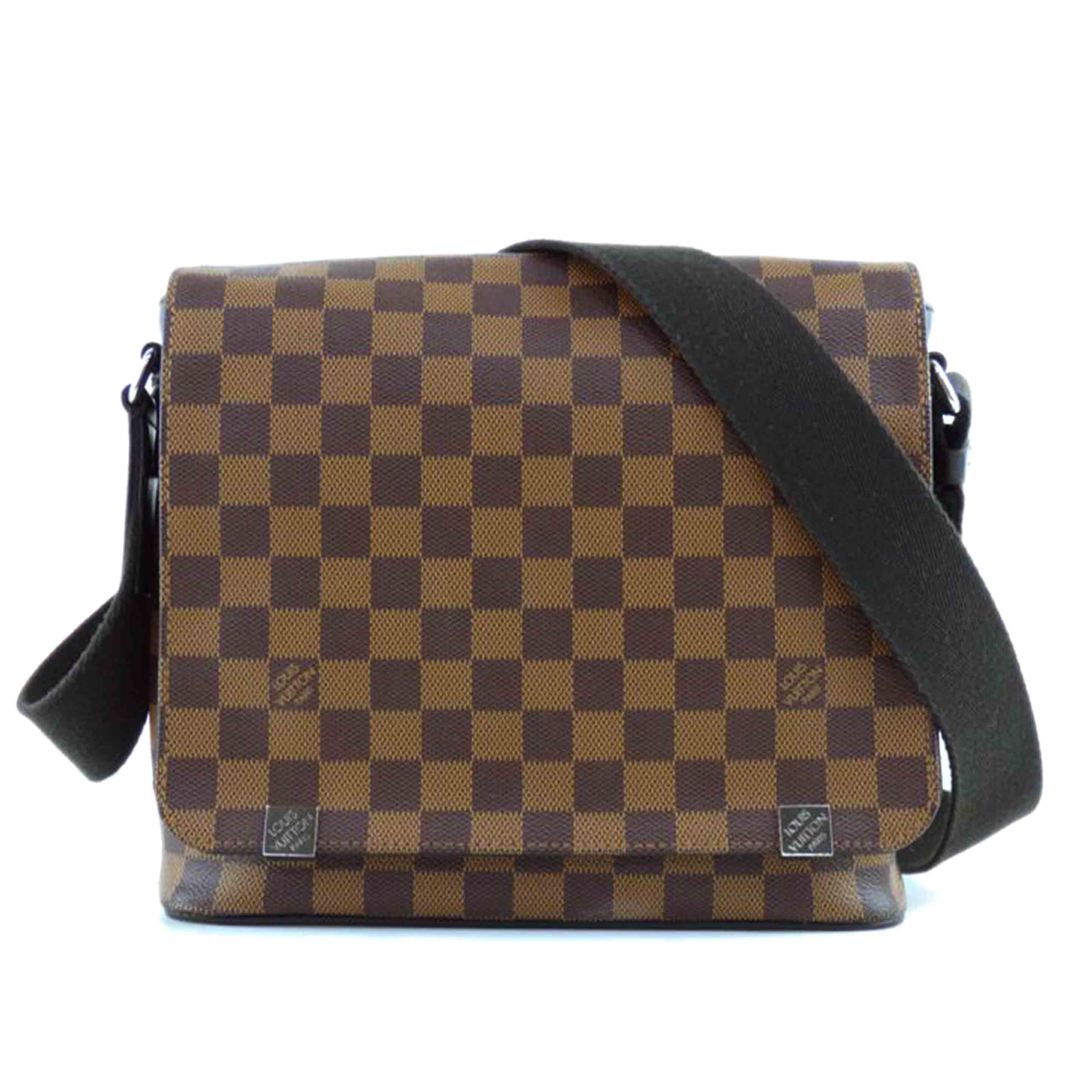 ＬＯＵＩＳ　ＶＵＩＴＴＯＮ ルイヴィトン ルイ・ヴィトン ビトン ダミエ・エベヌ 市松模様 ブラウン 茶 ショルダーバッグ ハンドバッグ トートバッグ ブラウン メンズ レディース 定番 人気 ＬＶ 斜め掛け 肩がけ/ディストリクトＰＭ　ＮＭ／ダミエ／エベヌ/N41031//CA4***/ABランク/64