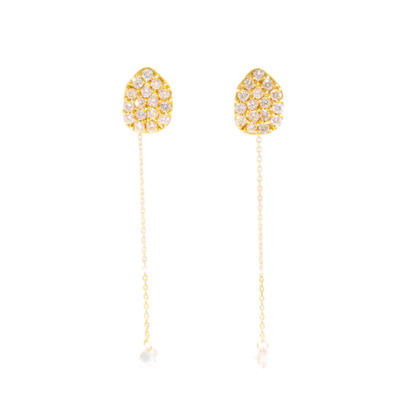 /　Ｋ１８ダイヤピアス０．３３／０．３２／０．０７／０．０７ｃｔ//Aランク/75